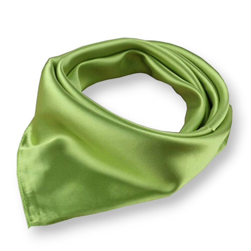 Single color scarf 90x90cm 1pc Acid Green