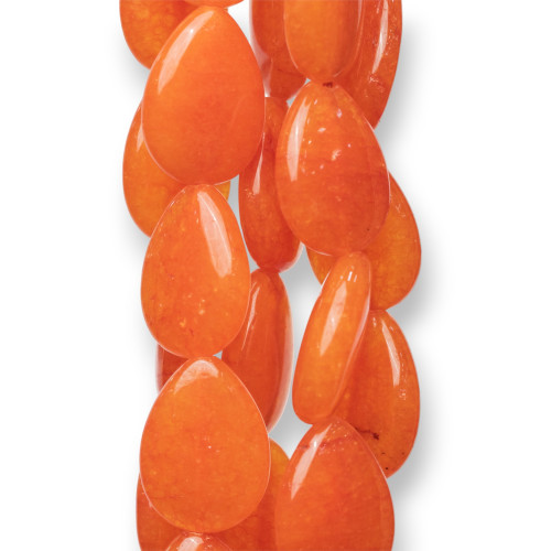 Πιάτο Jade Orange Drops 13x18mm