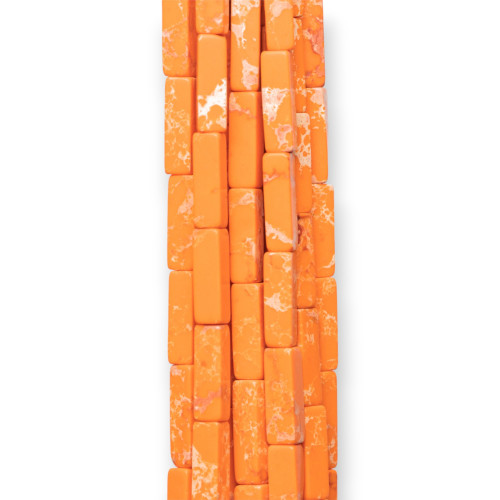 Orange Magnesite Paste Parallelepiped Tube 4x13mm