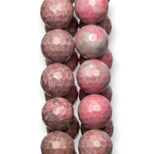 Rhodonite Faceted 16mm Raw