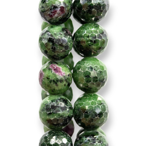 Green Rubizoisite Faceted 14mm