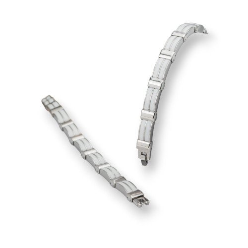 Steel Bracelet Width 10mm Mod35536 White