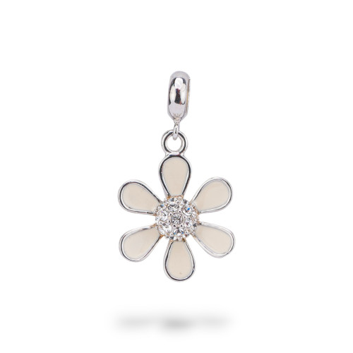 Pendenti Charms Di Argento 925 Smaltati Collezione Flora 1 pz