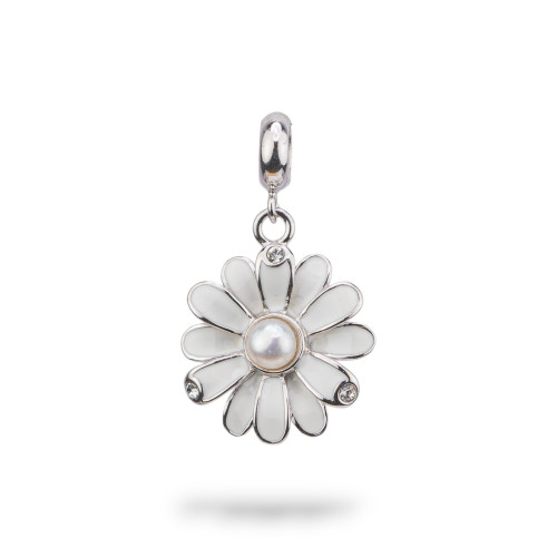 Pendenti Charms Di Argento 925 Smaltati Collezione Flora 1 pz