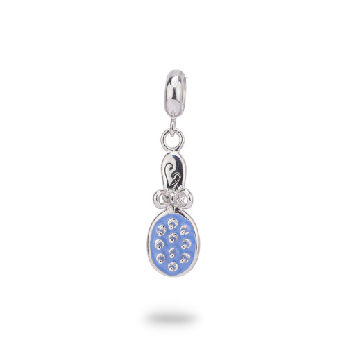 Pendenti Charms Di Argento 925 Smaltati Collezione Flora 2 pz