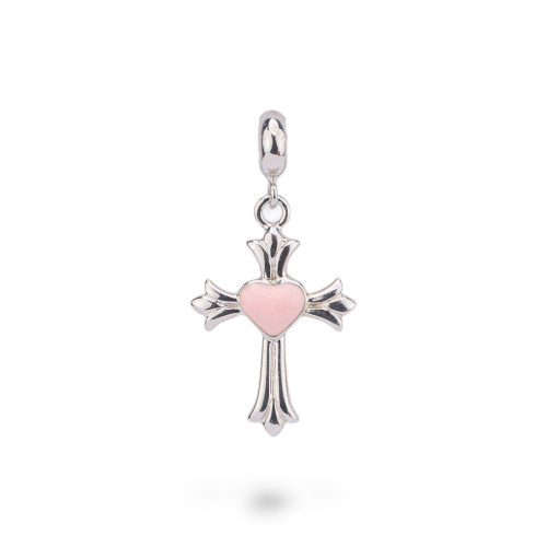 Pendenti Charms Di Argento 925 Smaltati Collezione Flora 2 pz