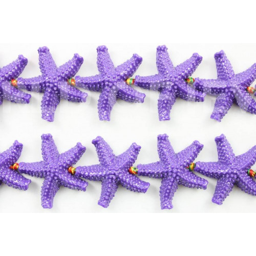 Resin Starfish M2 40mm 10pcs Purple