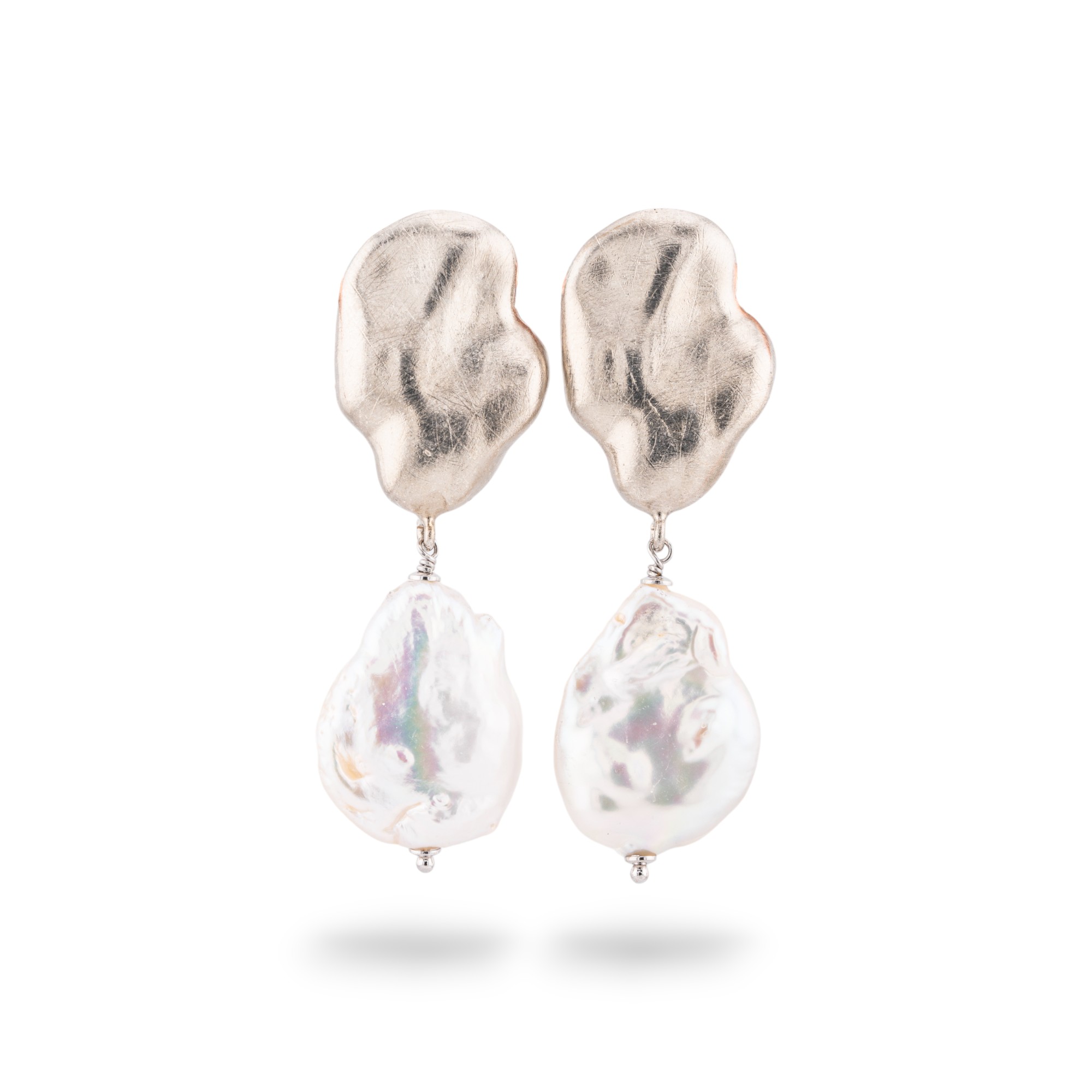 Orecchini Di Argento 925 Made in ITALY Con Perle Di Fiume