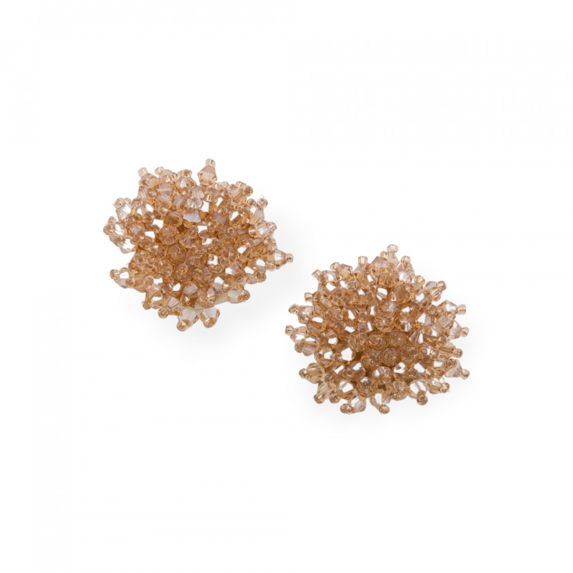 Pendente Di Cristalli Ricamati 4pz Champagne-CIONDOLI DI PELLE | Worldofjewel.com
