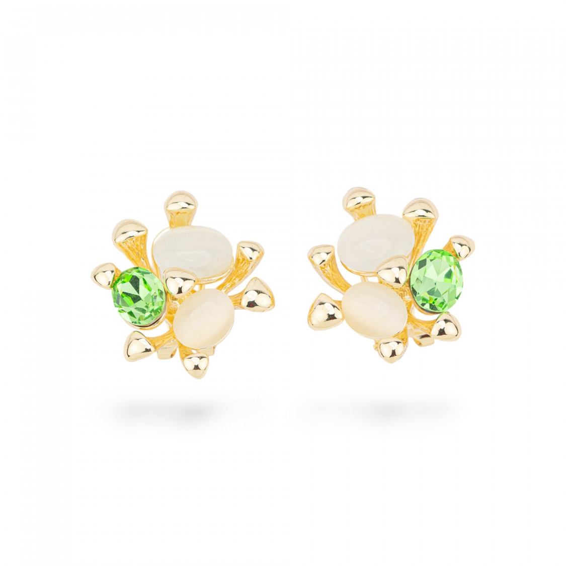 Orecchini Bijoux Smaltato Collezione Isabella 1 Coppia-BRONZO CRYSTAL | Worldofjewel.com