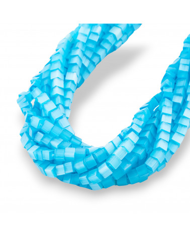 Cube Oeil de Chat 4mm Bleu Clair-ŒIL DE CHAT | Worldofjewel.com