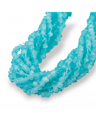 Occhio Di Gatto Cubo Diagonale 4mm Acqua-OCCHIO DI GATTO | Worldofjewel.com