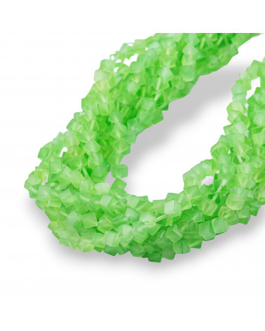 Occhio Di Gatto Cubo Diagonale 4mm Verde Chiaro-OCCHIO DI GATTO | Worldofjewel.com