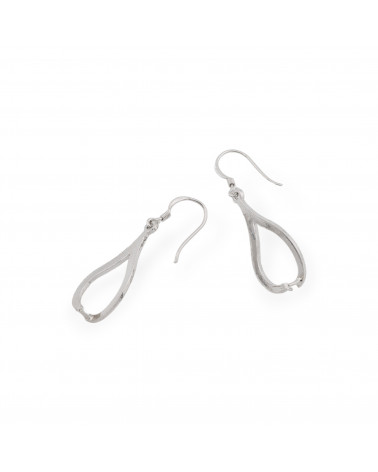 Base Per Orecchini Di Argento 925 Monachella Con Gancio 11x36mm 3 Paia Rodiato-BASI DI ARGENTO 925 | Worldofjewel.com