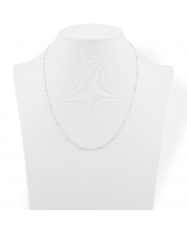 Collanina Di Argento 925 3pz 40cm Rodiato-COLLANE DI ARGENTO 925 | Worldofjewel.com