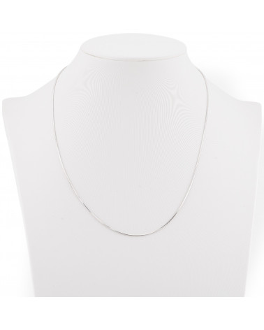 Collanina Di Argento 925 40cm 2pz Rodiato-COLLANE DI ARGENTO 925 | Worldofjewel.com