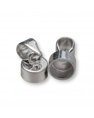 Coppette Di Argento 925 Terminale Coppette Senza Barretta 7mm 5pz Rodiato-COPPETTE A CAMPANA | Worldofjewel.com