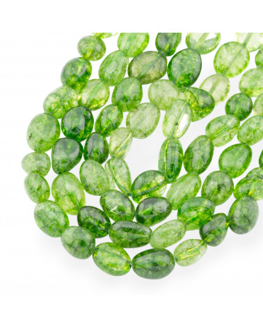 Cristallo Di Rocca Peridot Sasso Burattato 8-10mm Chiaro-CRISTALLO DI ROCCA | Worldofjewel.com