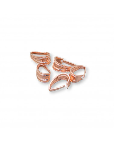 Gancio Per Pendente Di Argento 925 3,5x7,0mm 30pz Oro Rosa-GANCI | Worldofjewel.com