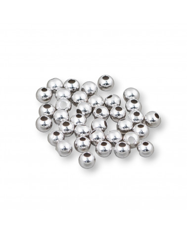 Distanziatore Palline Di Argento 925 Schiaccini 2,5mm 5gr 140pz ca. Rodiato-SCHIACCINI | Worldofjewel.com