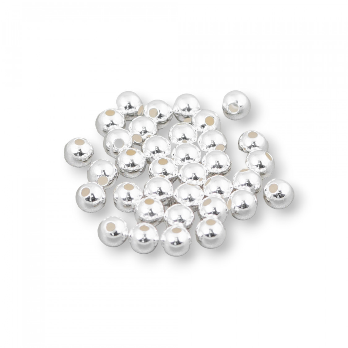 Distanziatore Palline Di Argento 925 Schiaccini 2,5mm 5gr Argentato-SCHIACCINI | Worldofjewel.com