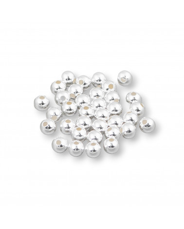 Distanziatore Palline Di Argento 925 Schiaccini 2,5mm 5gr Argentato-SCHIACCINI | Worldofjewel.com