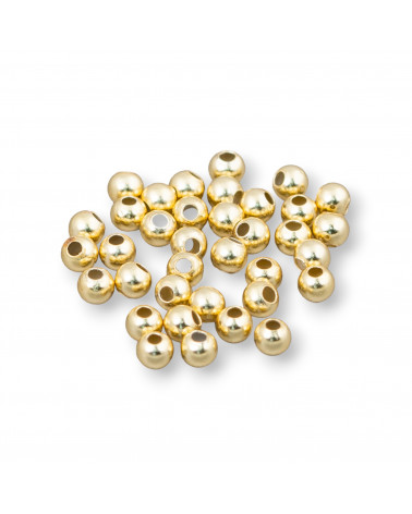 Distanziatore Palline Di Argento 925 Schiaccini 2mm 5gr 220pz ca. Dorato-SCHIACCINI | Worldofjewel.com