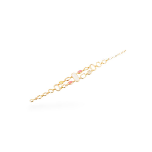 Bracciale Bijoux Smaltato Collezione Isabella 1pz-BRACCIALI BRONZO E OCCHIO DI GATTO | Worldofjewel.com