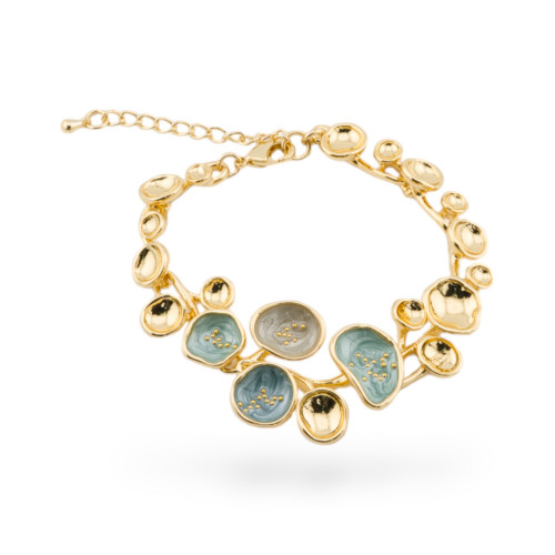 BRACELETS EN BRONZE ET OEIL DE CHAT | Worldofjewel.com