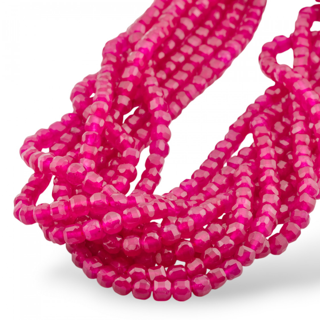 Giada Fucsia Cubo Diamond Cut 4,5mm-GIADA FUCSIA | Worldofjewel.com