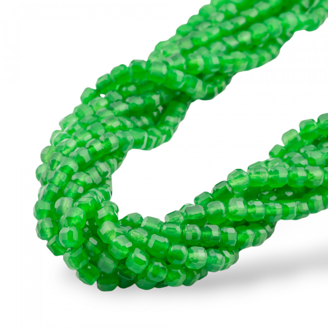 Cube de jade émeraude transparente taille diamant 4,5 mm-JADE ÉMERAUDE | Worldofjewel.com