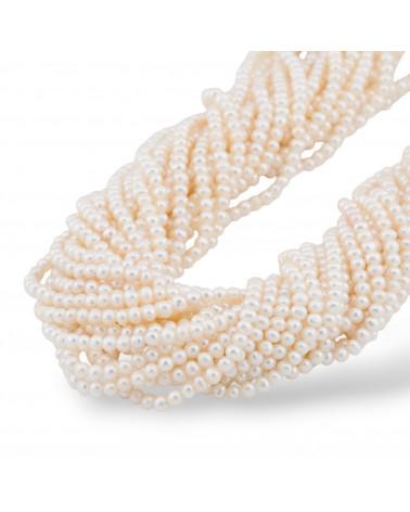 Round River Pearls 3.0-3.5mm AAAA+ White-HIGH LINE | Worldofjewel.com