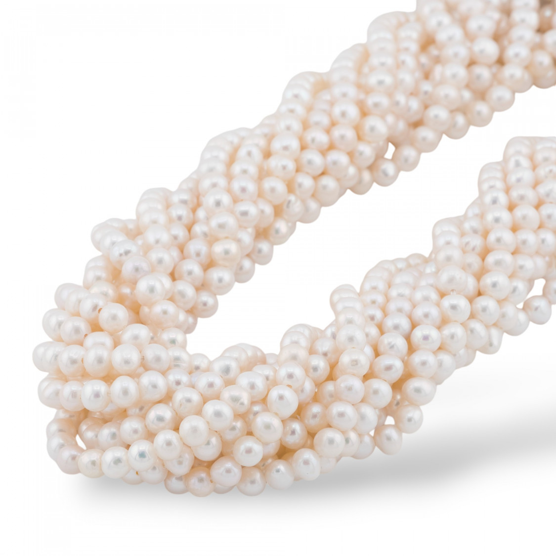 Perle Di Fiume Tondo 4,5-5,0mm AAA+ Bianco-TONDO | Worldofjewel.com