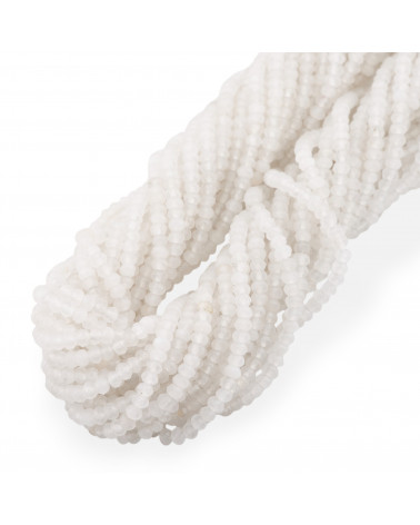 Giada Linea Economica Rondelle Sfaccettate 3,5x2,5mm Bianco-GIADA | Worldofjewel.com