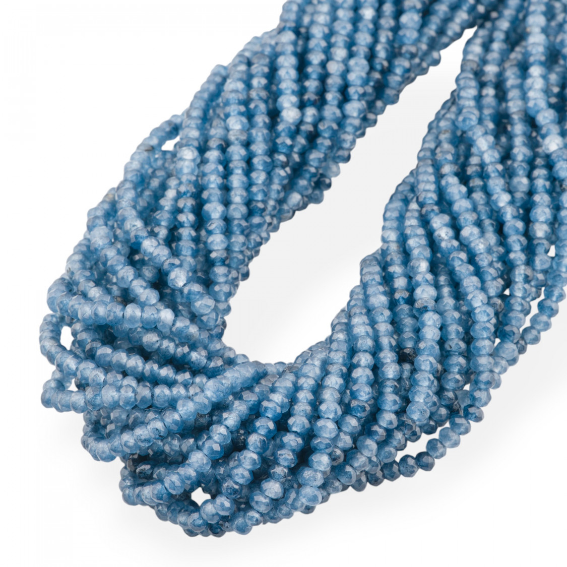 Giada Linea Economica Rondelle Sfaccettate 3,5x2,5mm Blu-GIADA | Worldofjewel.com