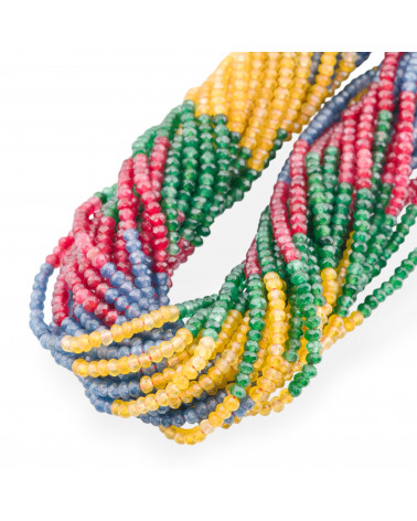 Giada Linea Economica Rondelle Sfaccettate 3,5x2,5mm Gradiente-GIADA | Worldofjewel.com