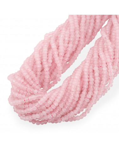 Giada Linea Economica Rondelle Sfaccettate 3,5x2,5mm Rosa-GIADA | Worldofjewel.com