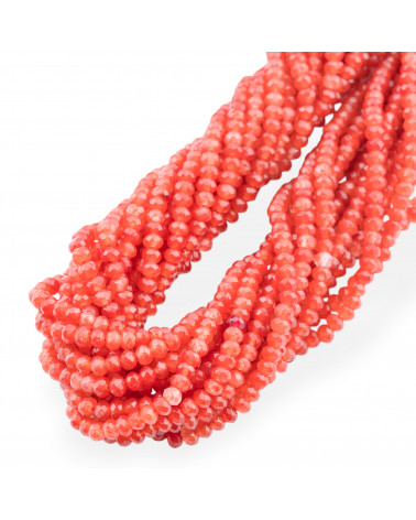 Giada Linea Economica Rondelle Sfaccettate 4x3mm Arancio-GIADA | Worldofjewel.com