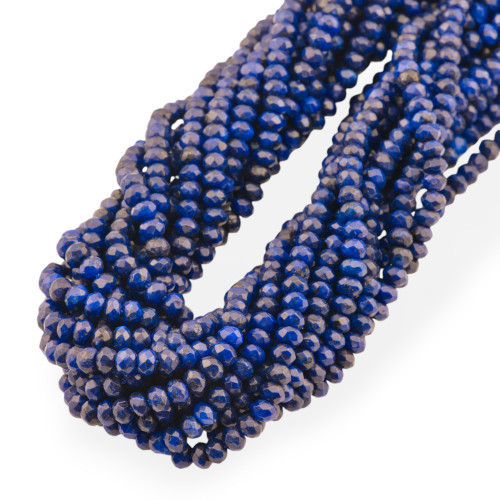 Giada Linea Economica Rondelle Sfaccettate 4x3mm Blu-GIADA | Worldofjewel.com