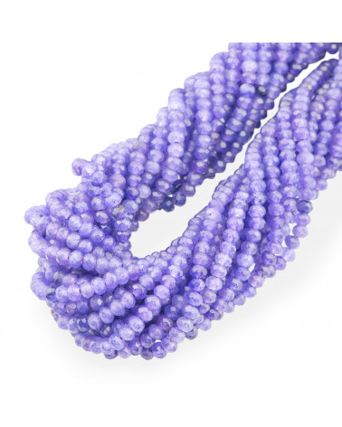 Giada Linea Economica Rondelle Sfaccettate 4x3mm Lavanda-GIADA | Worldofjewel.com