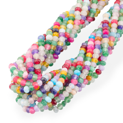 Giada Linea Economica Rondelle Sfaccettate 4x3mm Mix-GIADA | Worldofjewel.com