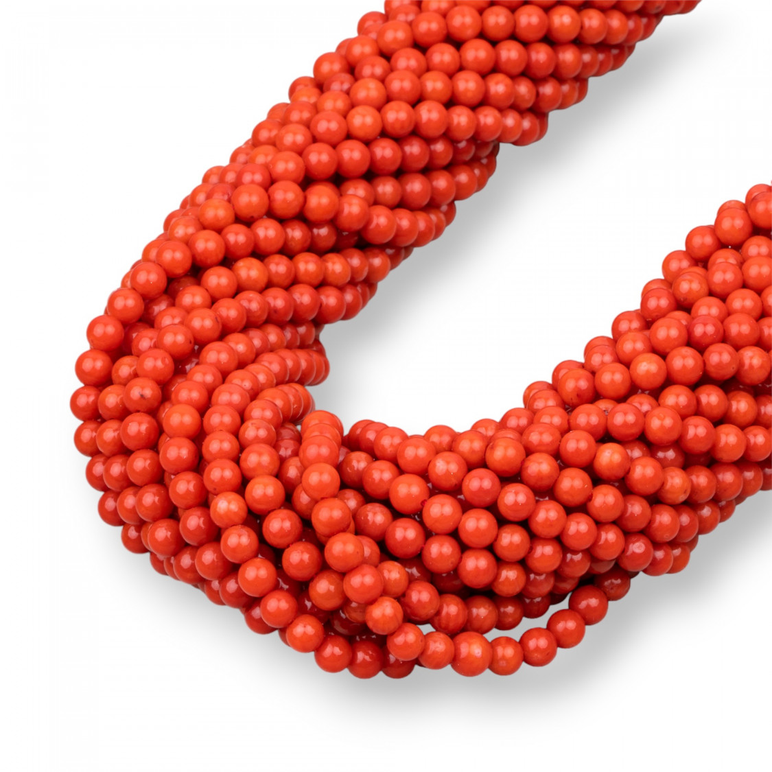 Corail Bambou Rouge Sardaigne Rond Lisse 3mm-BAMBOU CORAIL | Worldofjewel.com