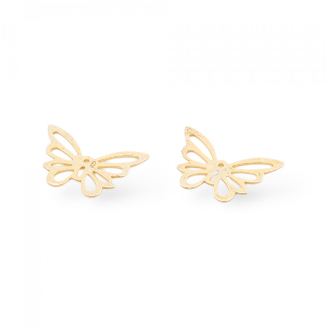 Componente Connettore Di Argento 925 Piastra Farfalla 18x12mm 10pz Dorato-CONNETTORI LISCI | Worldofjewel.com