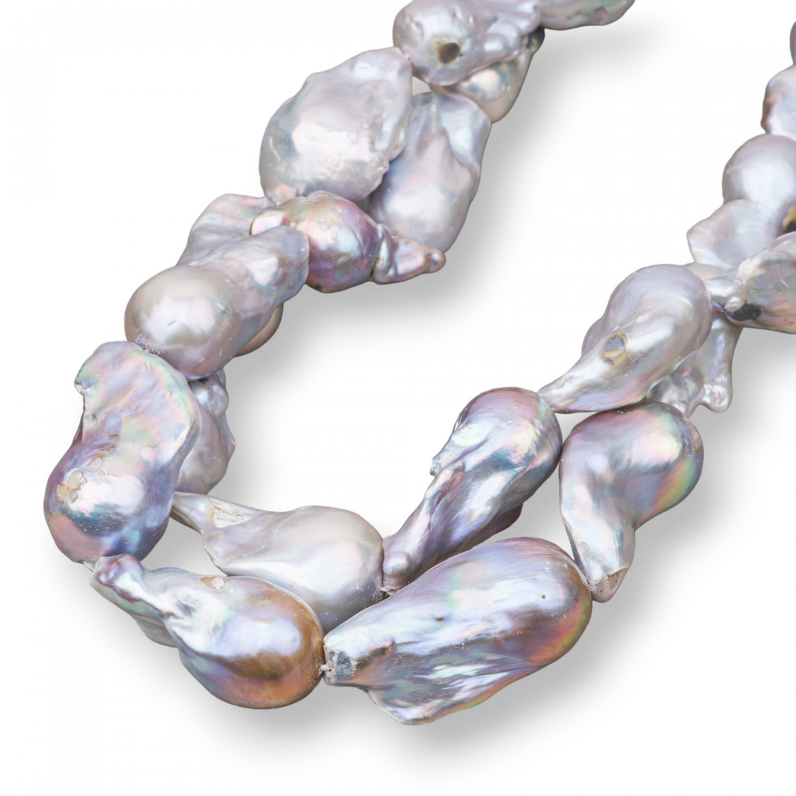Perle Di Fiume Barocche A Goccia (AQL) 80-90gr Grigio-PERLE BAROCCHE | Worldofjewel.com