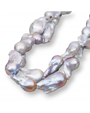 Perle Di Fiume Barocche A Goccia (AQL) 80-90gr Grigio-PERLE BAROCCHE | Worldofjewel.com