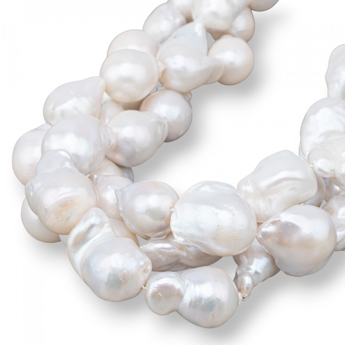 Perle Di Fiume Barocche A Goccia (RLG) 90-100gr Bianco-PERLE BAROCCHE | Worldofjewel.com