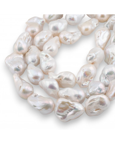 Baroque Teardrop River Pearls (YNT) 100-110gr Λευκό-ΜΠΑΡΟΚ ΠΕΡΛΕΣ | Worldofjewel.com
