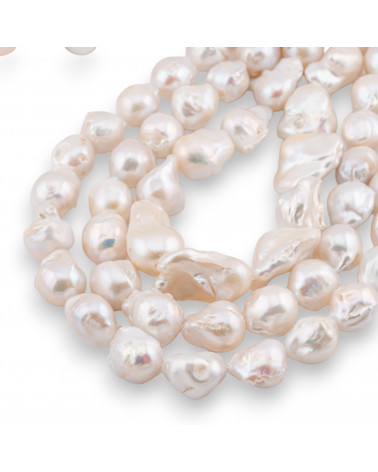 Perle Di Fiume Barocche A Goccia (YNT) 90-100gr Bianco-PERLE BAROCCHE | Worldofjewel.com