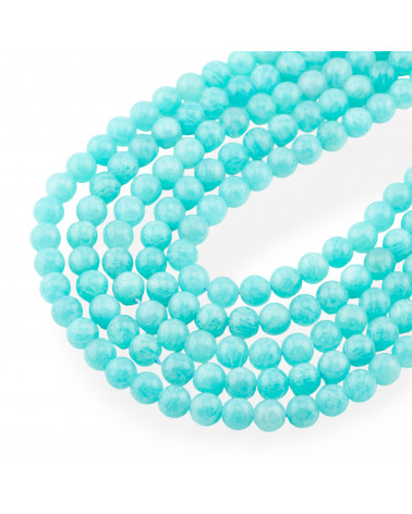 Amazonite Ronde Lisse Premier Choix Intense 8mm-AMAZONITE CLASSIQUE | Worldofjewel.com