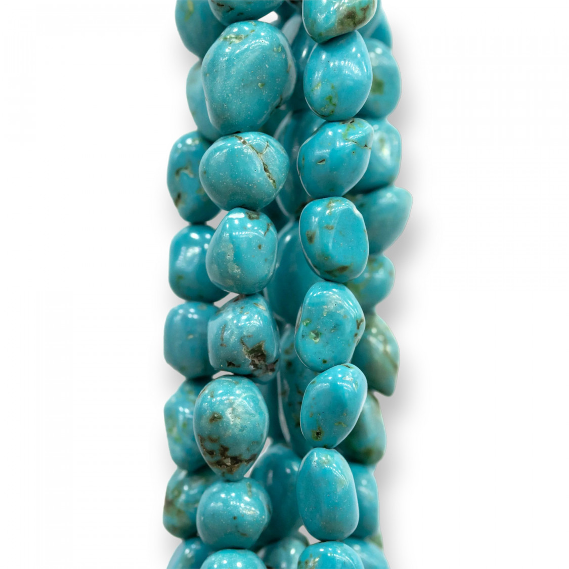 Pierre roulée Aulite Turquoise 6x8mm-AULITE TURQUOISE | Worldofjewel.com